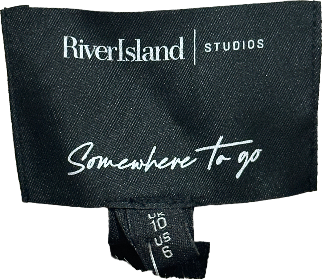 River Island Beige Trench Coat UK 10