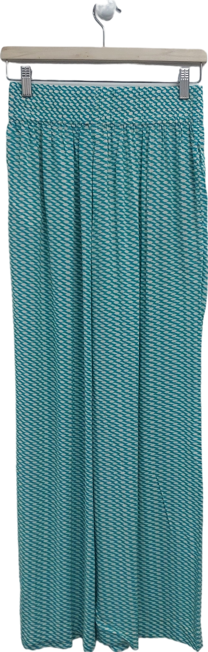 Jets Green Asceno Wide Leg Trousers UK S