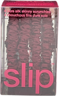 Slip Red Back To School Maroon Skinny Scrunchies One Size