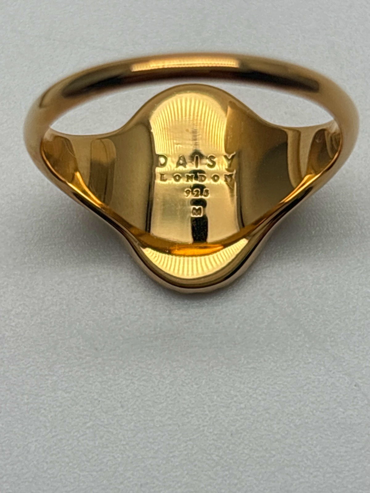 Daisy London Gold Plated Stacking Ring UK M