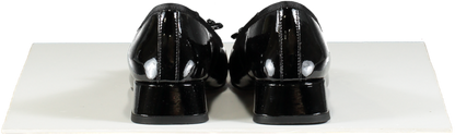 Bibi Lou Black Patent Leather Block Heel Pumps EU 37 UK 4
