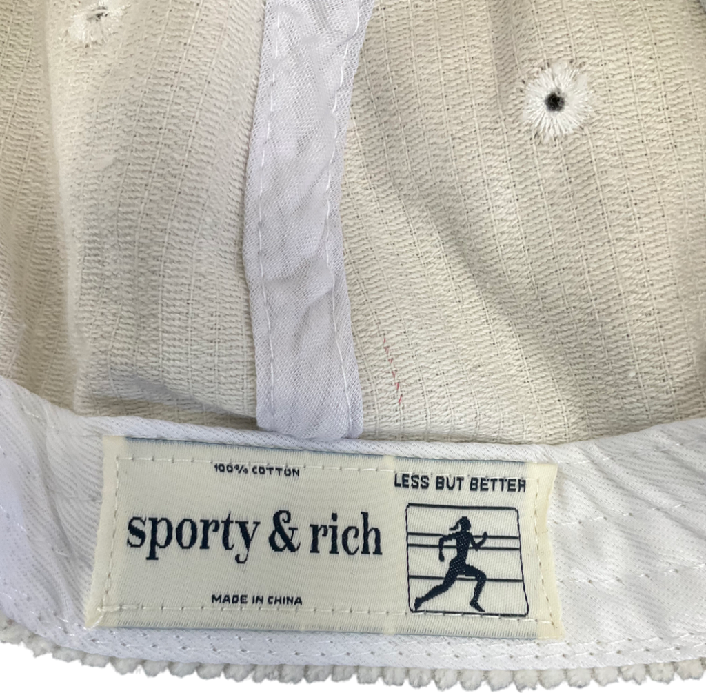 Sporty & Rich Beige Wellness Club Baseball Cap One Size