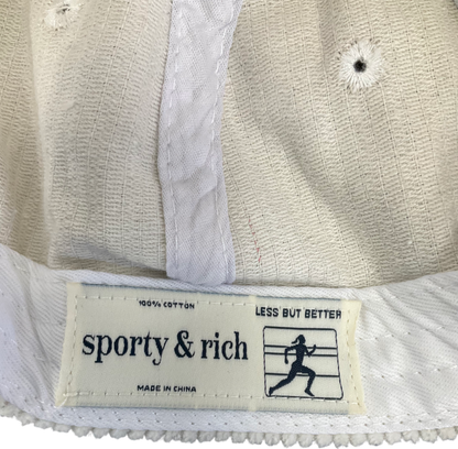 Sporty & Rich Beige Wellness Club Baseball Cap One Size