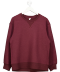 ARKET Dark Red Relaxed Fit Wool-blend Sweatshirt UK S