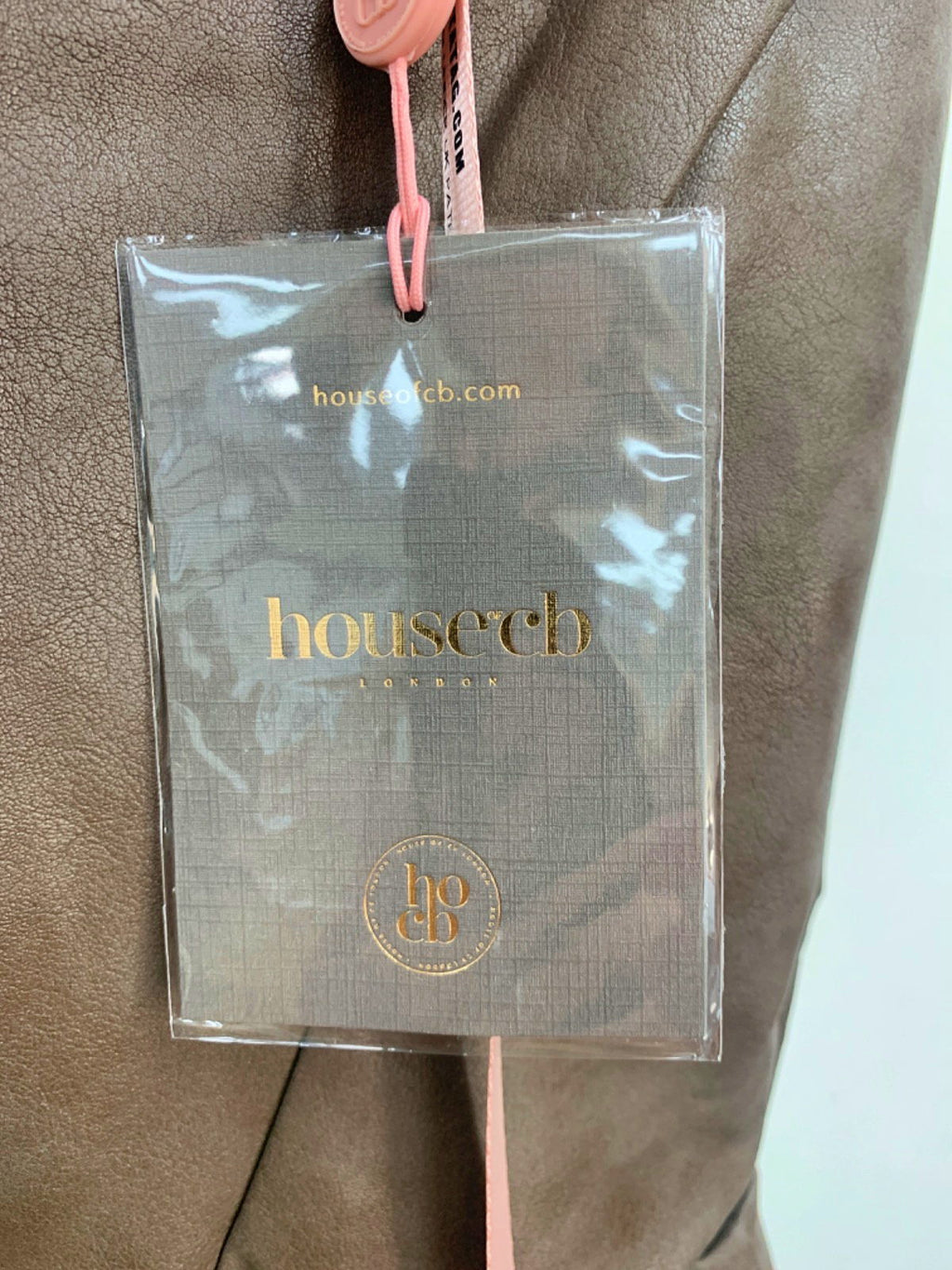 House of CB Mocha Pandora Mini Dress UK M