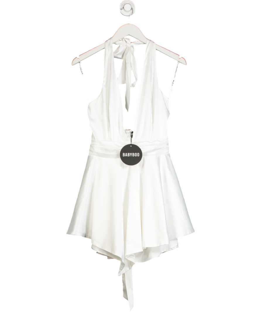 Babyboo White Gaia Playsuit UK XL
