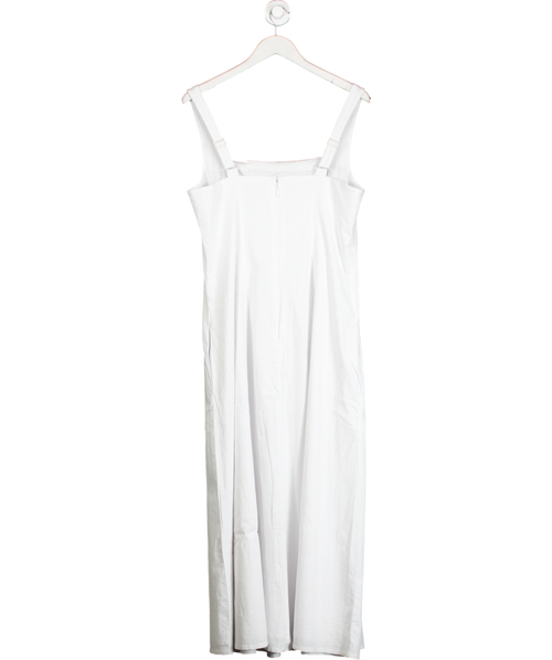 Abercrombie & Fitch White Mila Stretch Midi Dress UK XL
