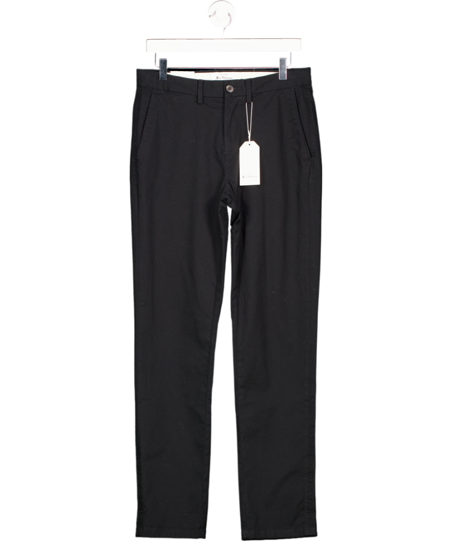 Ben Sherman Black Original Slim Fit Chino Trousers W30