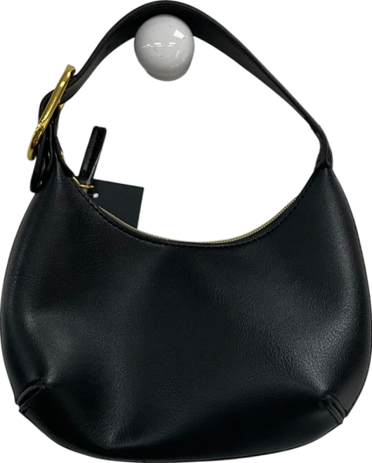 Edikted Black Buckle Strap Faux Leather Shoulder Bag One Size