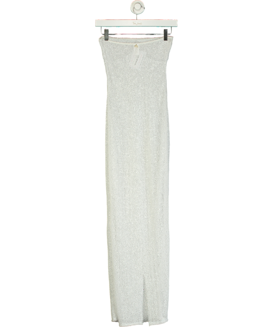 Bananhot White Strapless Knit Cover-up Dress UK XS/S