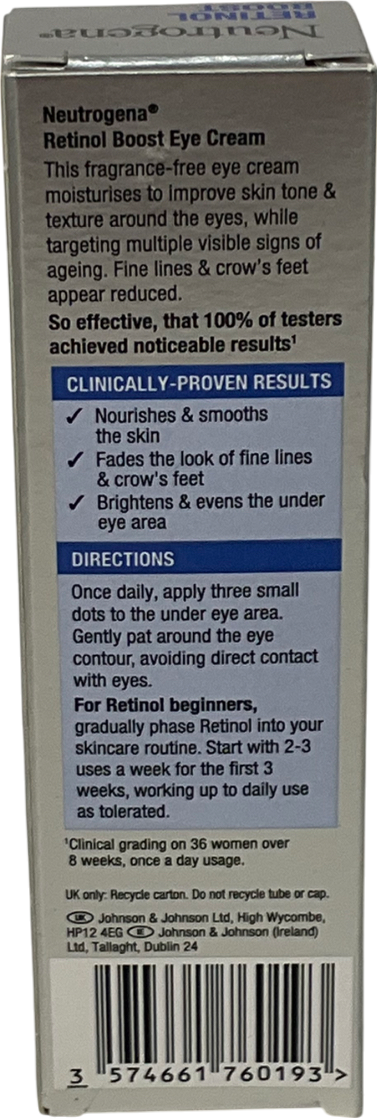 neutrogena Retinol Boost Eye Cream 15ml