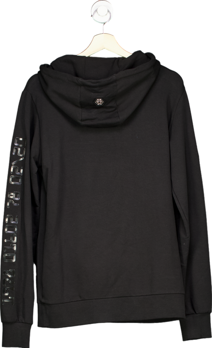 Philipp Plein Black Credit Card Hoodie UK M