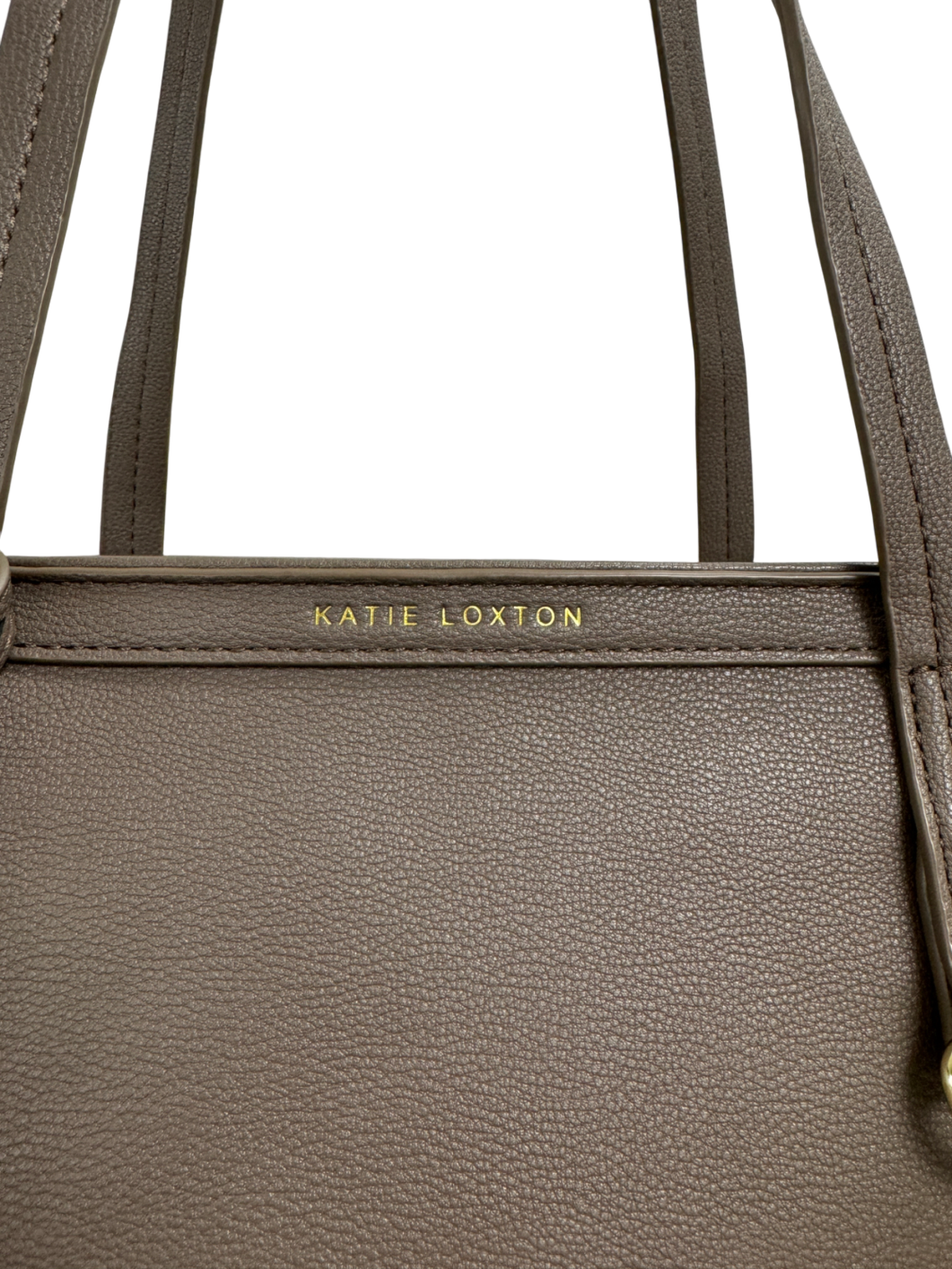 Katie Loxton Beige Taupe Faux Leather Large Tote Bag