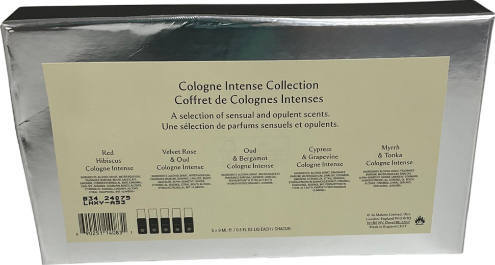 Jo Malone London Cologne Intense Collection 5 X 9ml