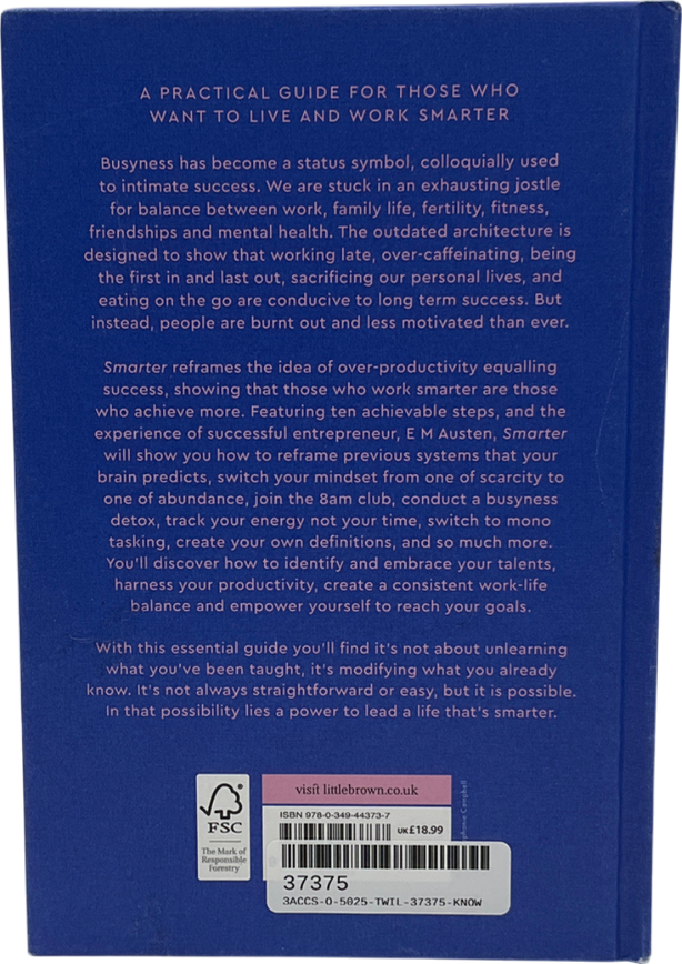 little brown Blue 10 Lessons For A More Productive And Less Stressed Life One Size