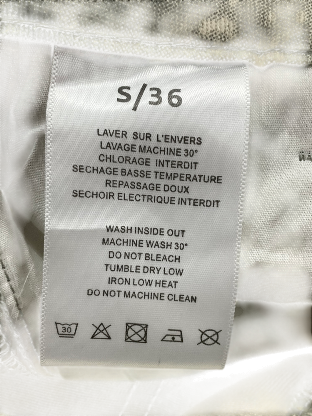 Laulia Grey Vintage Printed Pocket Wide Leg Jeans UK 8