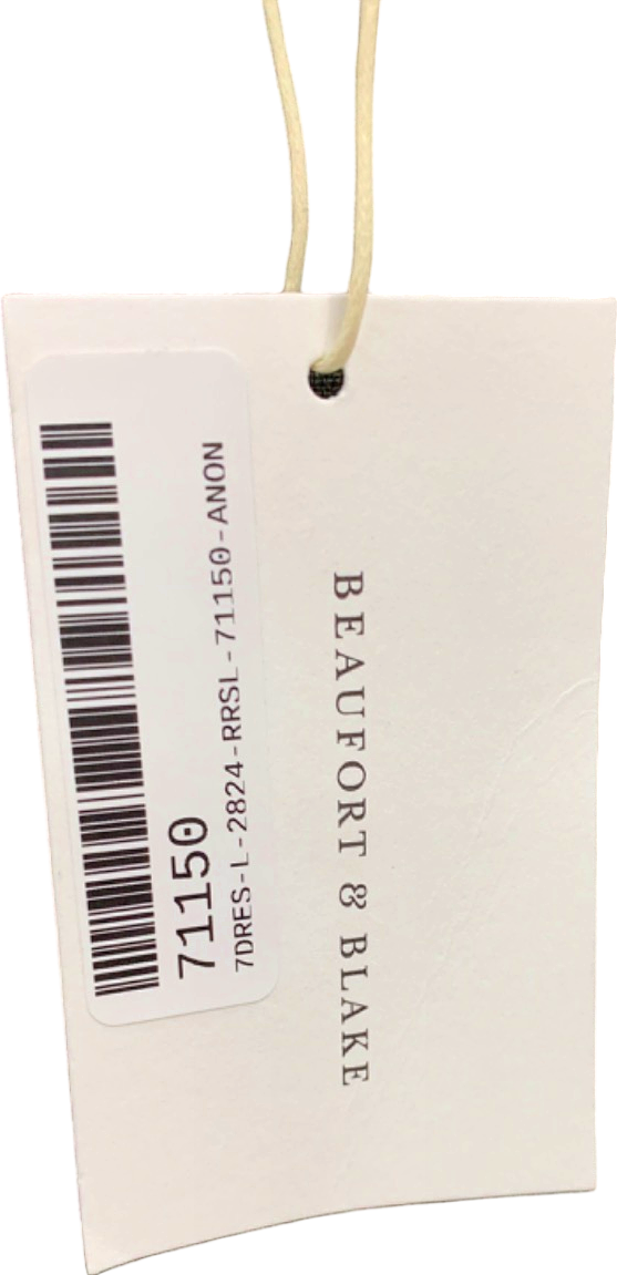 Beaufort & Blake Khaki Linen Puff Sleeve Jumpsuit UK 12