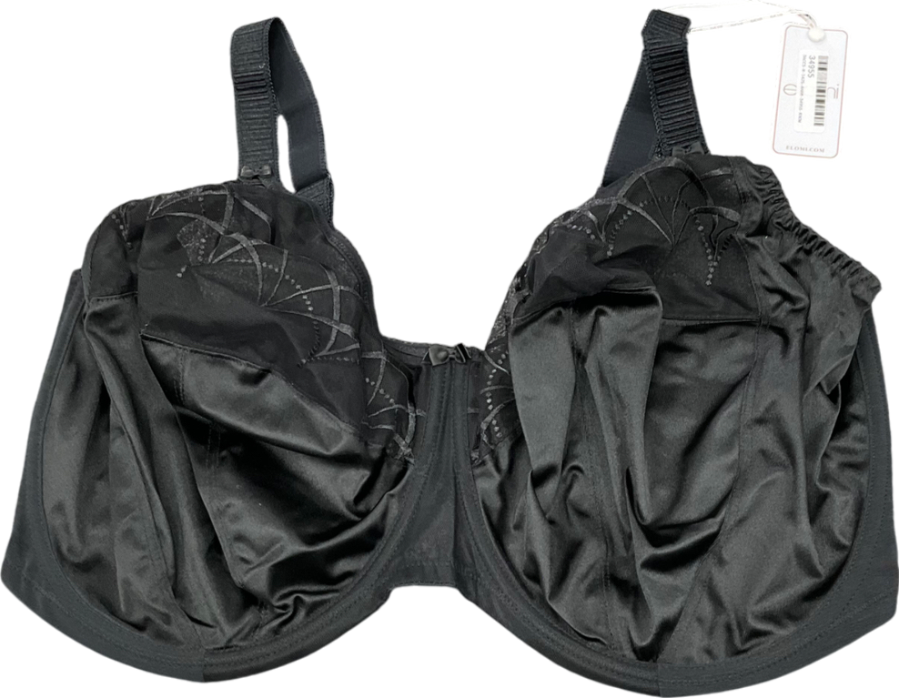 Elomi Lingerie Black Cate Full Cup Bra - 44l UK XXXL