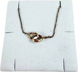 D.Louise Metallic Linked Necklace