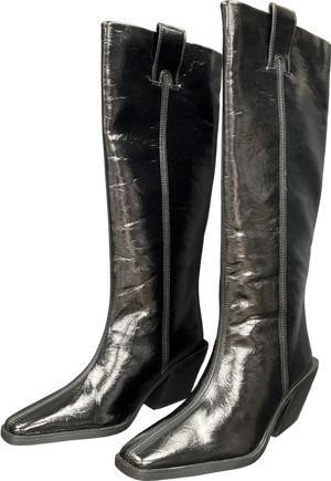 ASOS Black Chantelle Western Knee Boot UK 6 EU 39