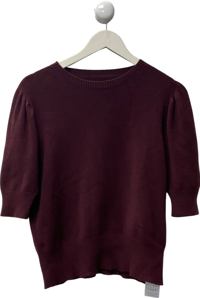 N°1 Georges Street Purple Bonnie Knit Plum UK S/M