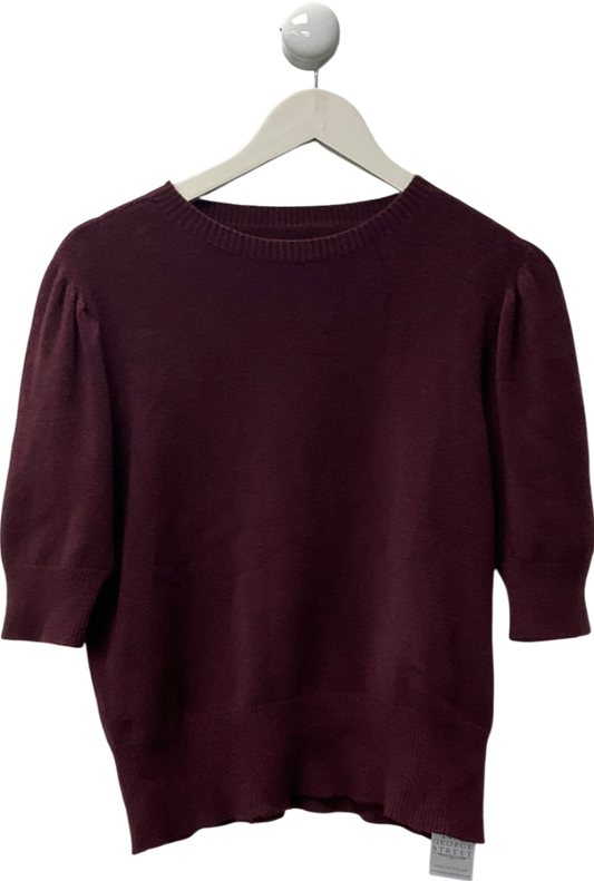 N°1 Georges Street Purple Bonnie Knit Plum UK S/M