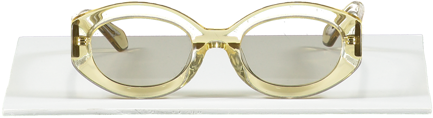 Karen Walker Green Bishop Crystal Sunray Sunglasses