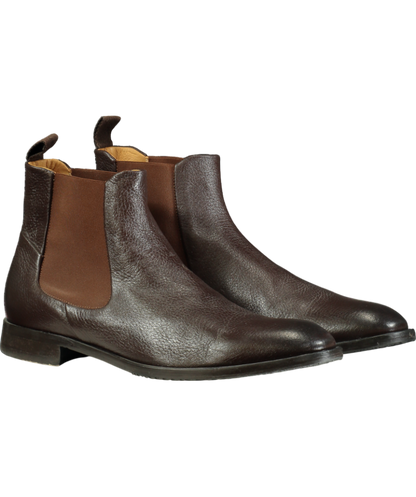 Oliver Sweeny Brown Deer Leather Chelsea Boots UK 9.5 EU 43.5 👞