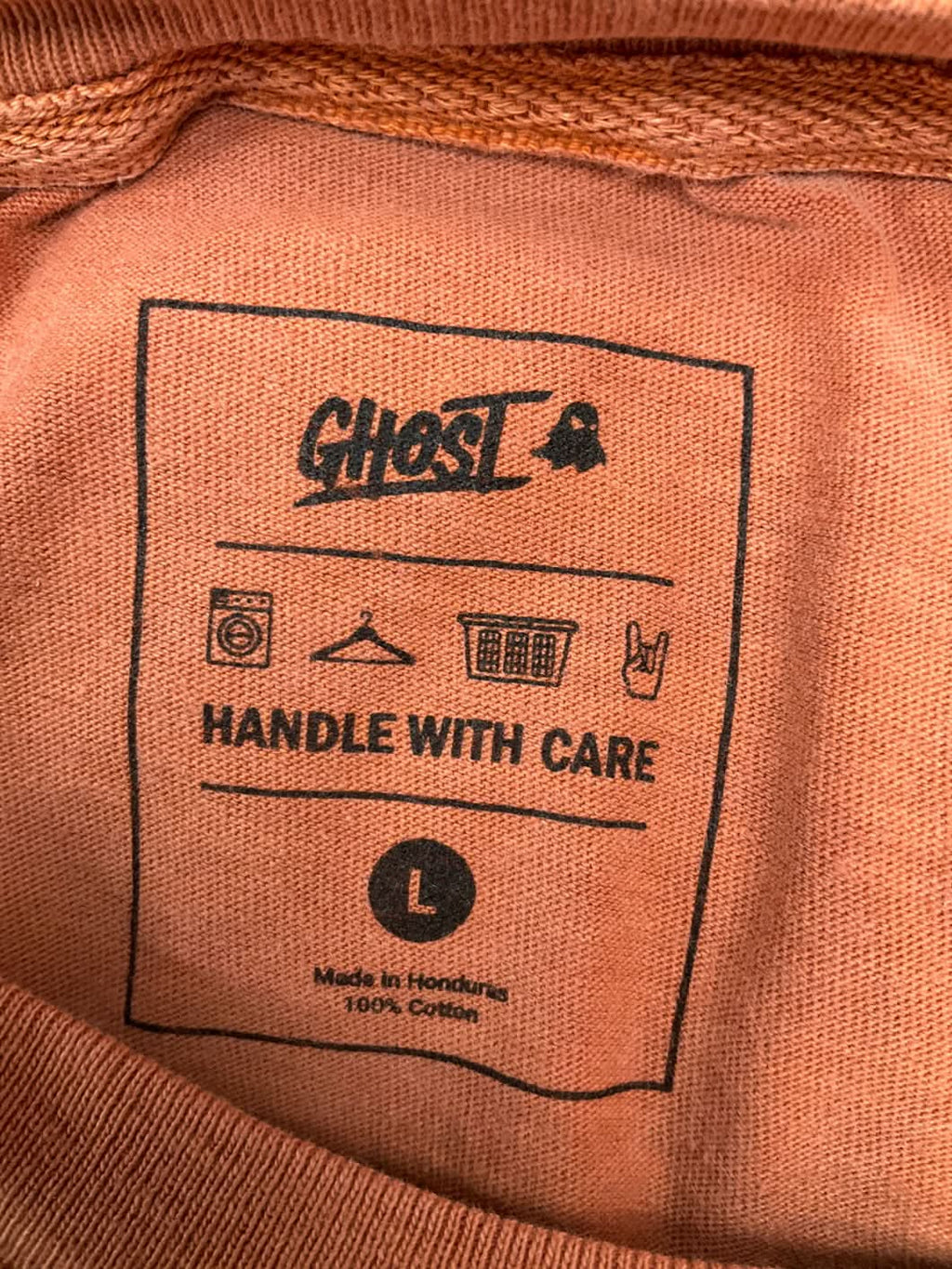 ghost Orange Haze T-shirt UK L