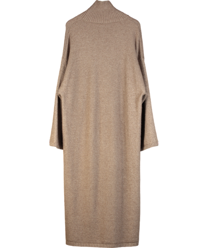 Bazilika Brown Cashmere Maxi Dress One Size