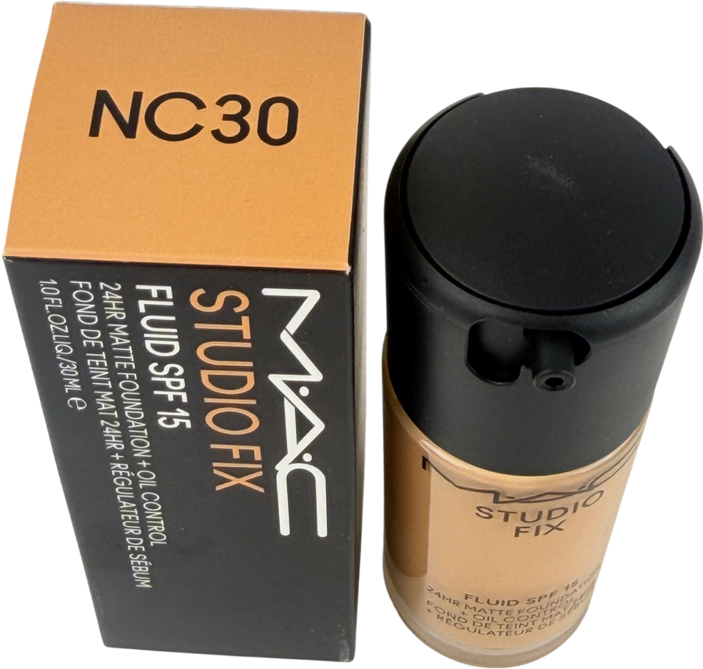 MAC Studio Fix Fluid Broad Spectrum Spf15 Foundation Nc30 30ml