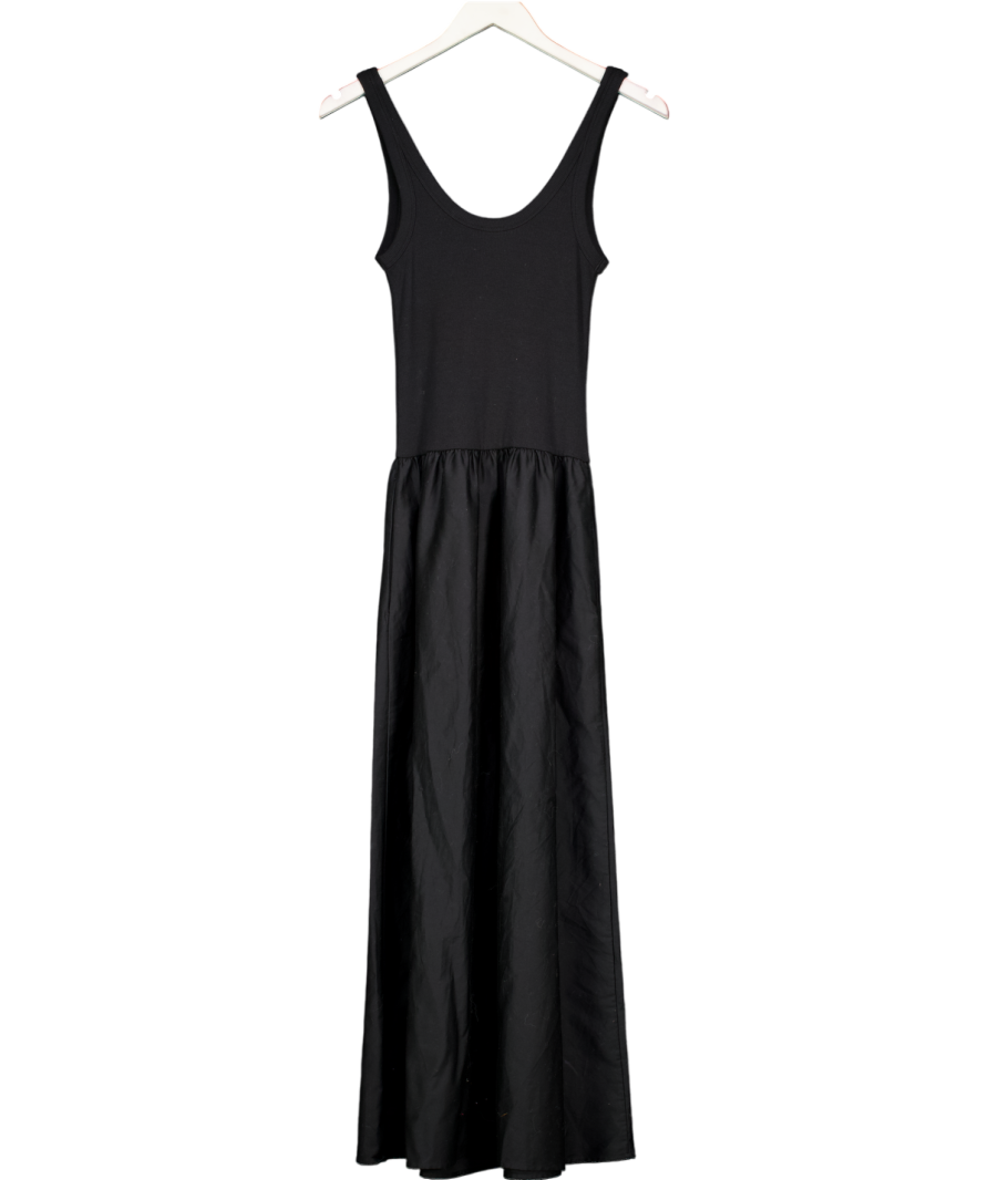 & Other Stories Black Tank Midi Dress UK XS