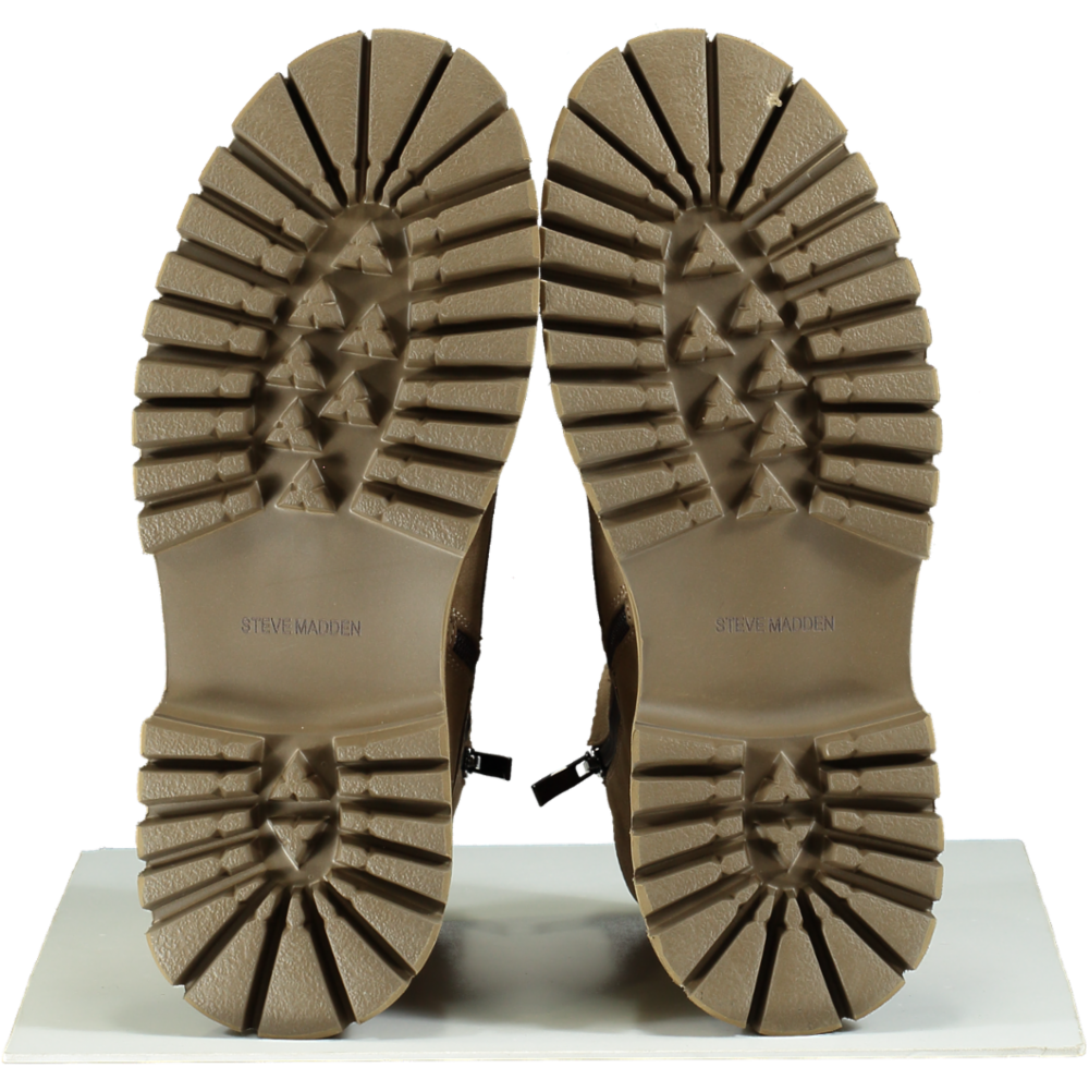 Steve Madden Tan Wolf Wheat Nubuck Boots UK 11
