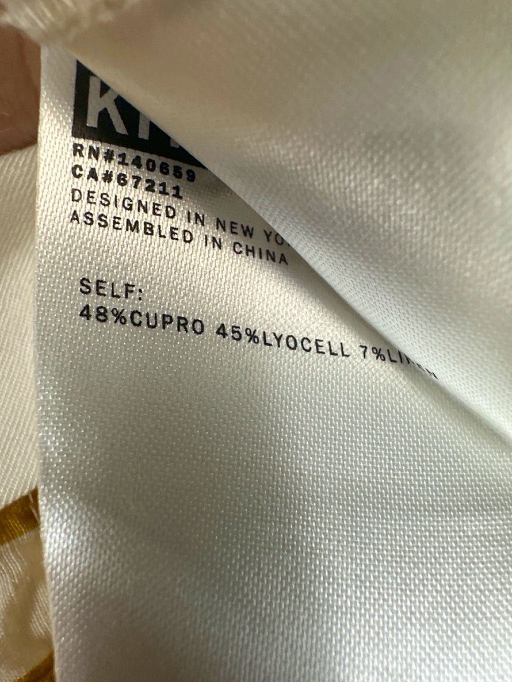 KITH Yellow White Striped Shorts UK S