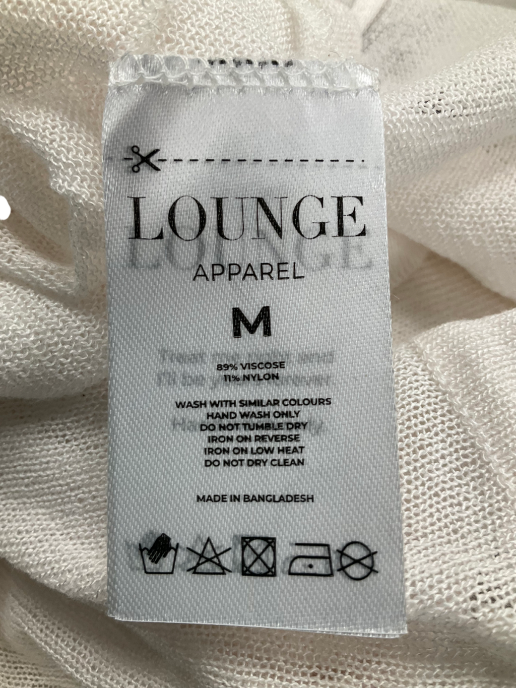 Lounge White Fine Knit Cardigan UK M