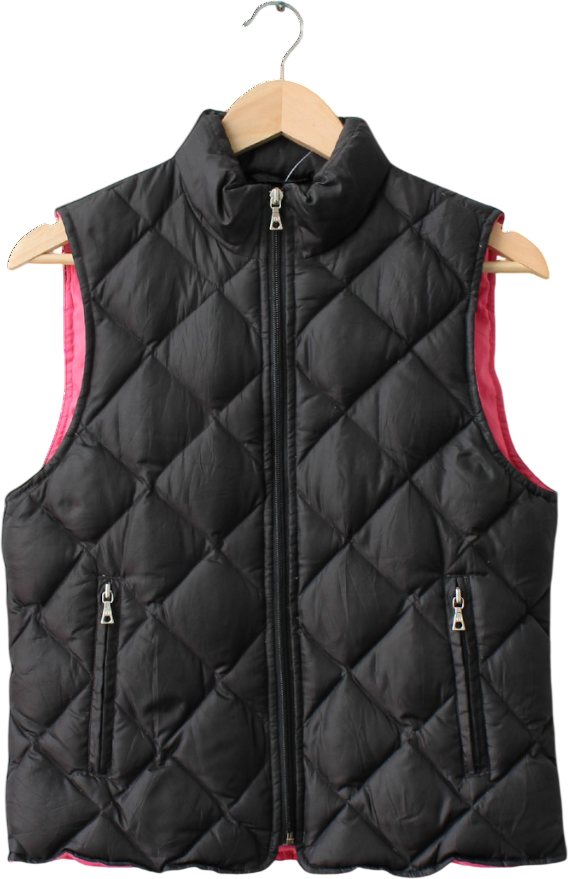 Tommy Hilfiger Black Down Filled Puffer Gilet UK S