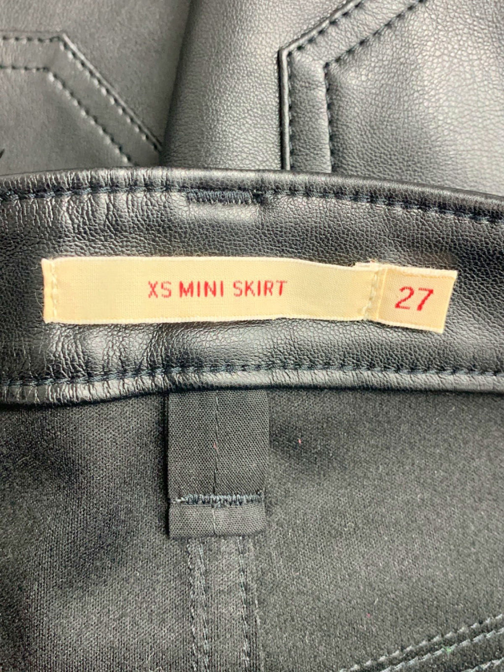 Levi's Black Mini Skirt UK XS