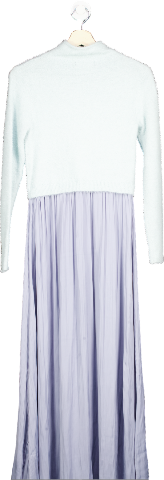 Anthropologie Light Blue / Mint Pastel Soft Sweater Dress XS