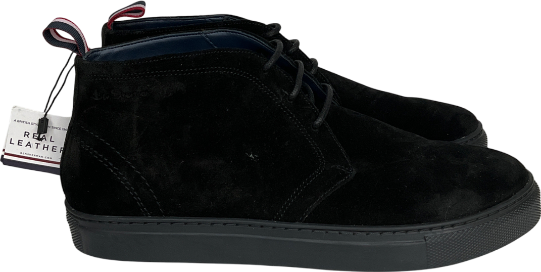 Ben Sherman Black Suede Parka Boot UK 10 EU 44 👞
