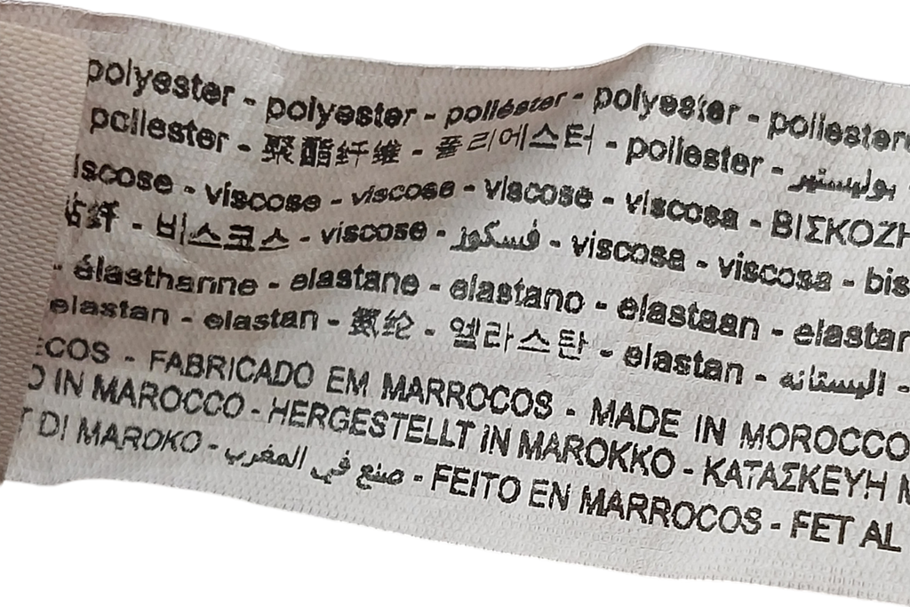 ZARA Black High Waist Trousers UK S