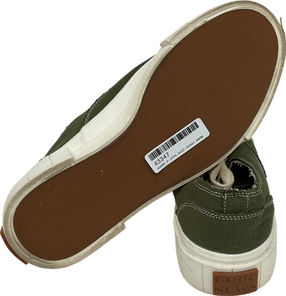 Good News Green Organic Cotton Trainer UK 6 EU 39 👠