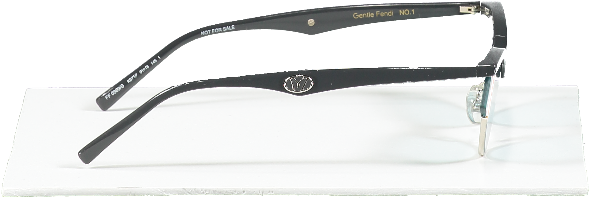 X Gentle Monster Fendi No. 1 Black / Orange Sunglasses