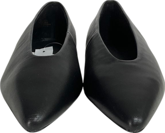 H&M Black Leather Ballet Pumps UK 6 EU 39 👠