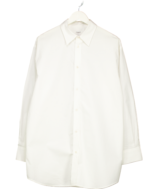 Filippa K White Poplin Shirt 100% Organic Cotton UK S