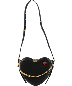 DKNY Black Heart Of NY Shoulder Bag - Black/gold