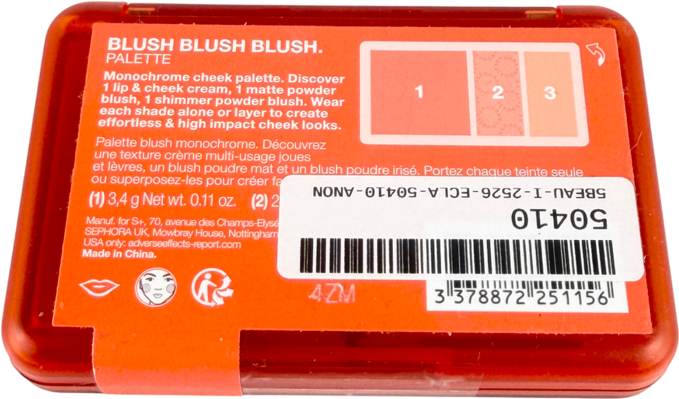 Sephora Blush Blush Blush Trio Palette 2 Sunset Chaser One size