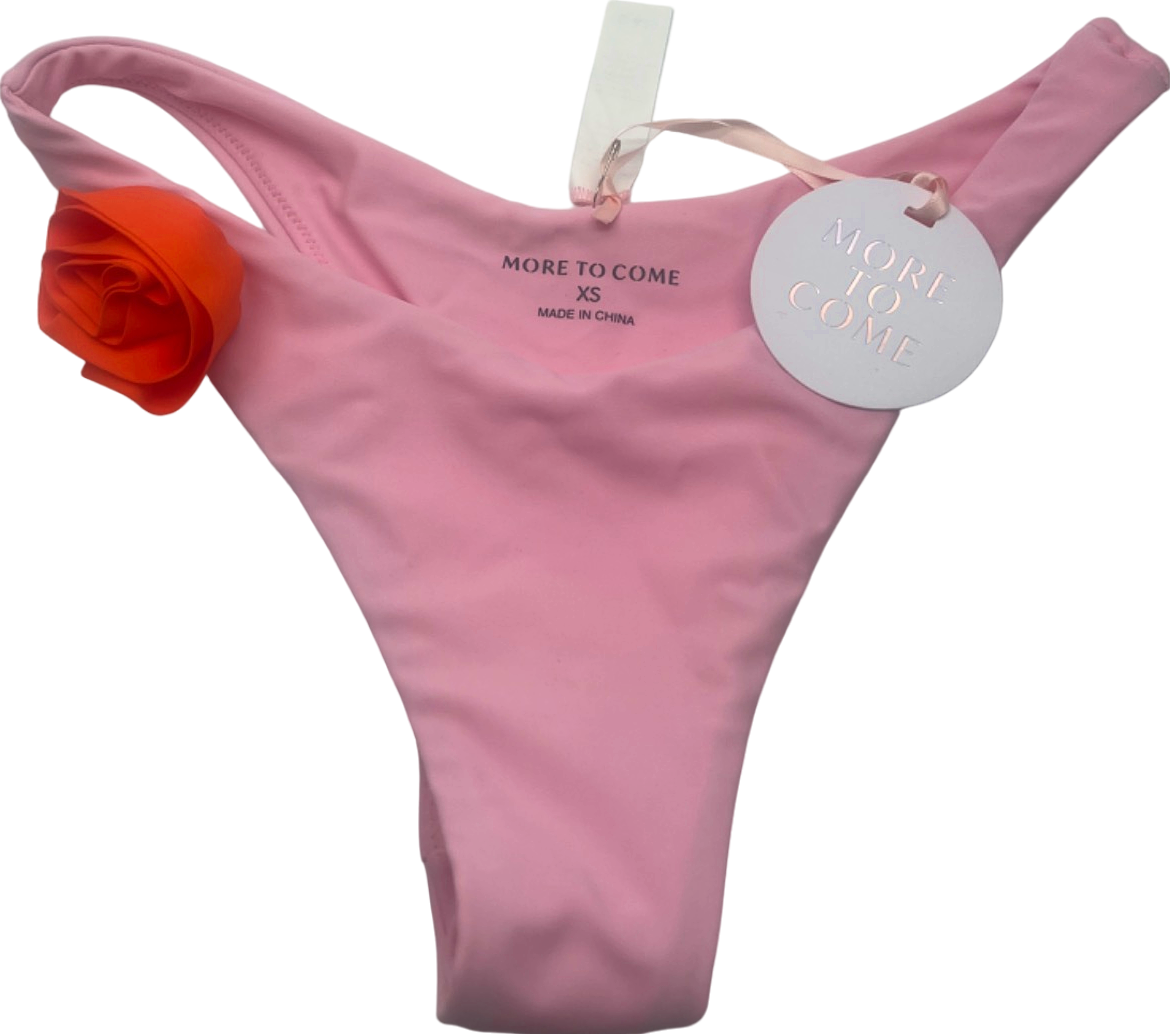 More To Come Pink Floral Bikini Set UK XS
