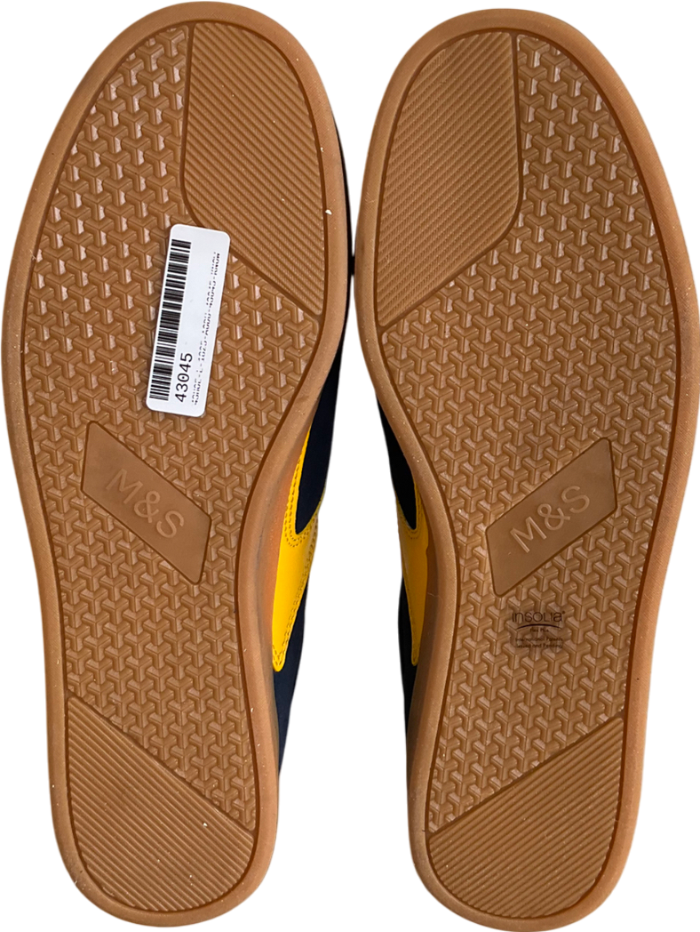 M&S Blue Suede Trainers UK 8 EU 41 👠