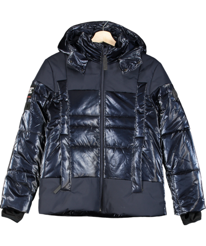 Poivre Blanc Blue Navy Ski Jacket UK 12