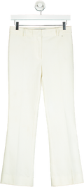Derek Lam 10 Crosby White Flared Trousers UK 4